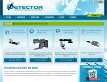 Tablet Screenshot of detector-france.com